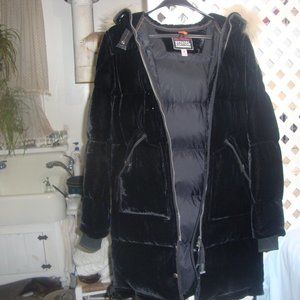 Gorsuch Parajumpers beautiful black velvet down coat size m